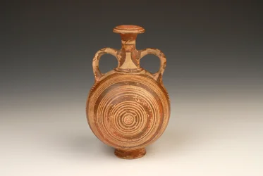Frasco de Peregrino Aryballos, 1400-1370 a.C.