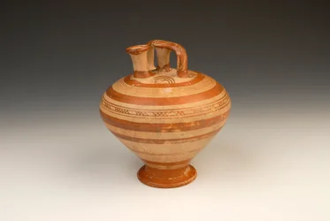 Jarra de cerámica, 1300-1200 a.C. (terracota)