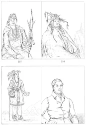 Delawares y Mohicanos, 1841