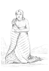 La Fuente Pura, esposa del jefe de la tribu Ponca, 1841