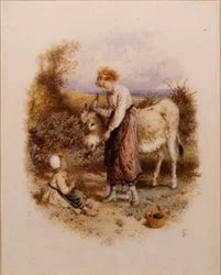 Alimentando al burro
