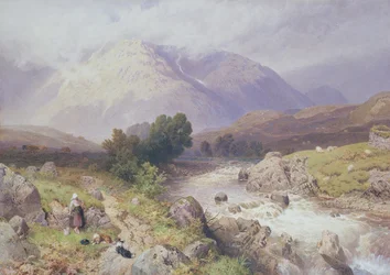 Escena de las Tierras Altas cerca de Dalmally, Argyll