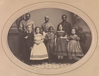Esclavos emancipados traídos de Luisiana por el coronel George H. Banks, diciembre de 1863