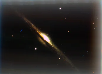 La galaxia de la aguja en Coma Berenices
