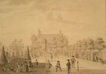 Campo de golf detrás del Stadlander Inn, Ámsterdam