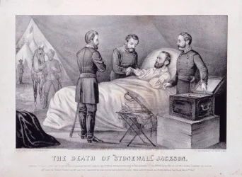 La muerte de "Stonewall" Jackson (litografía)