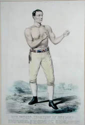 Tom Sayers (1826-65) Campeón de Inglaterra, publicado 1860