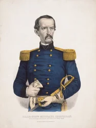 Brigadier General Michael Corcoran de la Brigada Irlandesa, ex coronel del valiente N.Y. "Sesenta y Nueve"