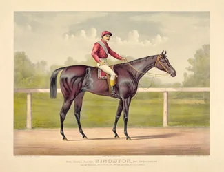 Gran corredor Kingston por Currier & Ives