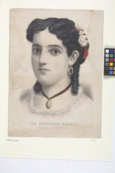 The Southern Beauty (litografía coloreada a mano)