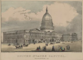 Capitolio de los Estados Unidos, Washington, D.C. 1872
