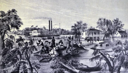 Crecida en el Mississippi