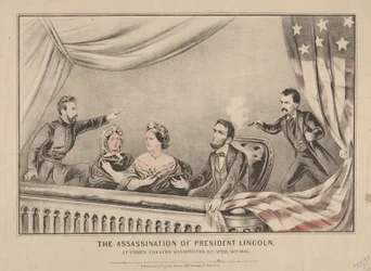 El asesinato del presidente Lincoln en el Teatro Ford, Washington