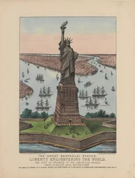 La gran estatua de Bartholdi – La libertad iluminando el mundo