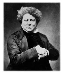 Alexandre Dumas el Viejo (1802-1870) escritor francés, c. 1855