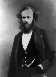 Arsène Houssaye (1815-1896) escritor francés, foto por Félix Nadar (1820-1910)