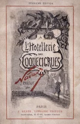 Libro “La hostelería de los coquecicrues”. Notas a lápiz, prefacio de Théodore de Banville