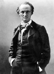 Charles Baudelaire (1821-1867) poeta francés, foto por Gaspard Félix Tournachon alias Félix Nadar (1820-1910) c. 1858