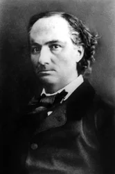 Poeta francés Charles Baudelaire (1821 - 1867) fotografiado por Nadar siglo XIX