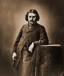 Retrato de Alphonse Daudet, poeta, novelista 1840-1897