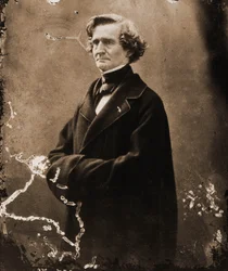 Retrato de Hector Berlioz, músico 1803-1869 (foto)