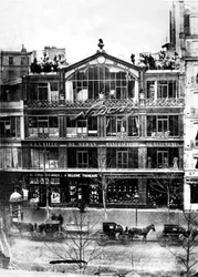 Taller de Nadar (1820-1910) en París c. 1860