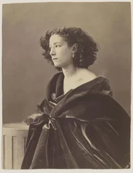 Retrato de Sarah Bernhardt 1844-1923