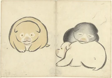 Tres perros jóvenes
Álbum de fotos de Korin (título de la serie)
Korin gafu (título de la serie)
