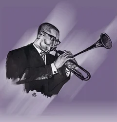 Dizzy Gillespie, 2021 (dibujo)