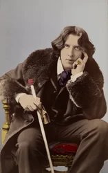 Retrato de Oscar Wilde (1854 - 1900) alrededor de 1882 por Napoleon Sarony (1821 - 1896)