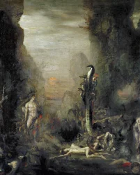 Hércules y la Hidra de Lerna, después de Gustave Moreau, c.1876