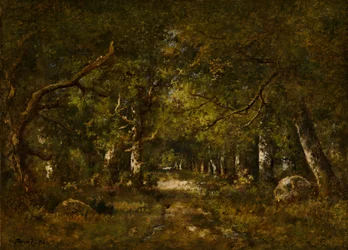 Escena del bosque, 1874