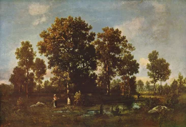 Días soleados en el bosque, c. 1850, c. 1915