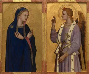 La Anunciación. Alrededor de 1350