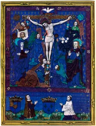 Placa, pintura de esmalte sobre cobre