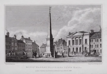 Plaza del Mercado y Ayuntamiento de Ripon