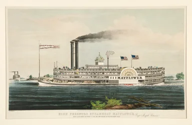 Barco de vapor de alta presión