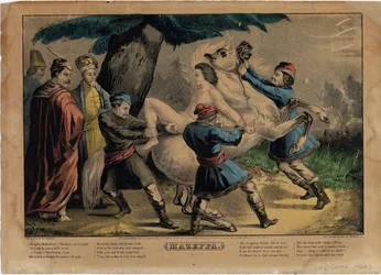 Mazeppa, placa una de cuatro