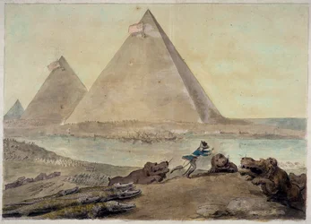 Napoleón después de la batalla del Nilo, c. 1798-99