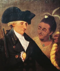 Retrato del Capitán Charles Clerke (1741-1779), capitán inglés y compañero de viaje de James Cook (1728-1779)