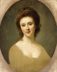 Retrato de la Señorita Sunning, cabeza y hombros