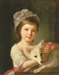 Niña con un perro, 1776