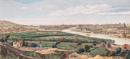 París en el siglo XVIII (grabado)