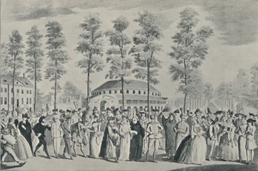 El Baile del Jubileo en los Jardines de Ranelagh, 26 de abril de 1749, 1920