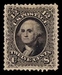 12c Washington single, 1861