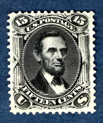 Reedición de 15c Abraham Lincoln, 1875
