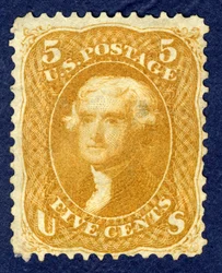 Jefferson de 5c, 1861