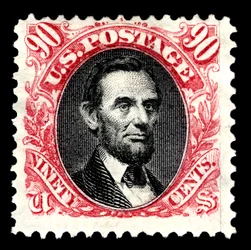 90c Abraham Lincoln reemisión única