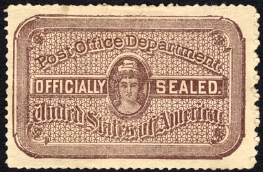 Sello de la oficina de correos, 1889