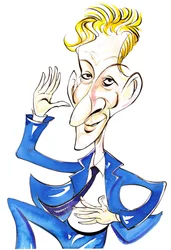 Danny Kaye - caricatura en color